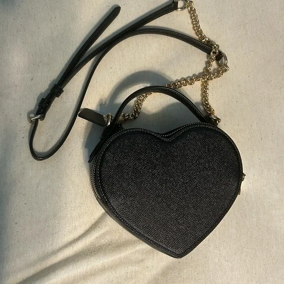 Coach Black Leather Crossbody Bag with Gold Hardware - Picture 2 of 2